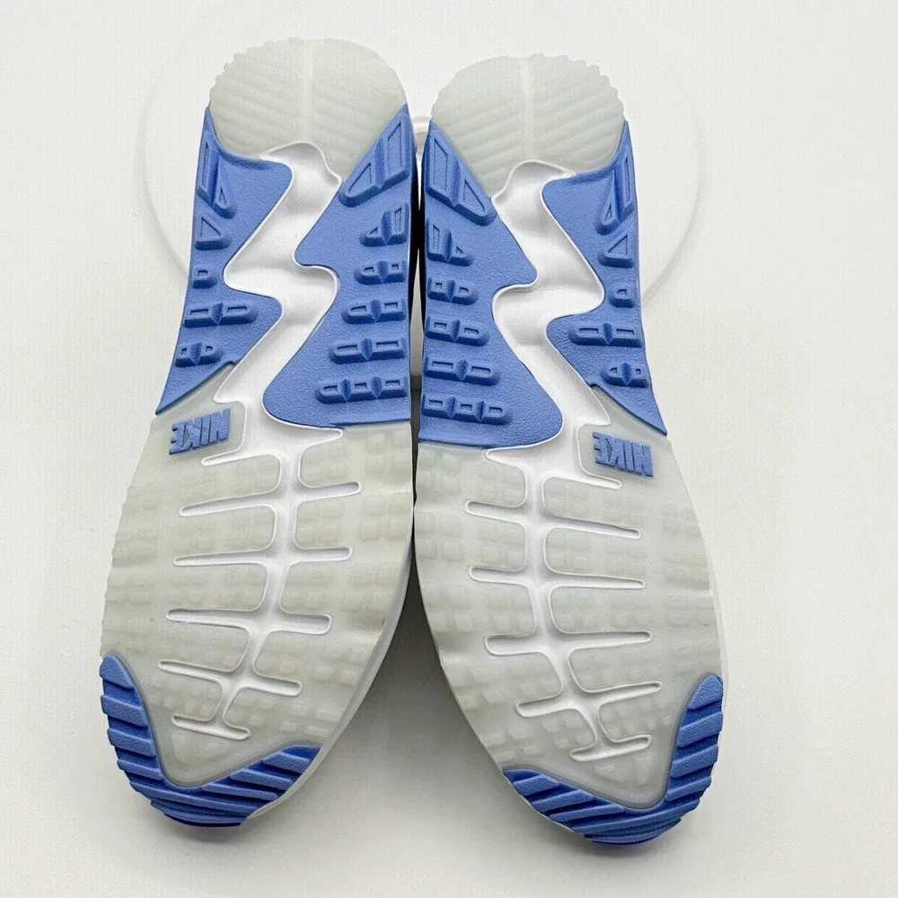 Nike Air Max 90 G Golf Shoes / Size 9 Womens / White Royal Pulse HV9305-100, New